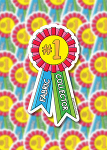 #1 Fabric Collector Sticker