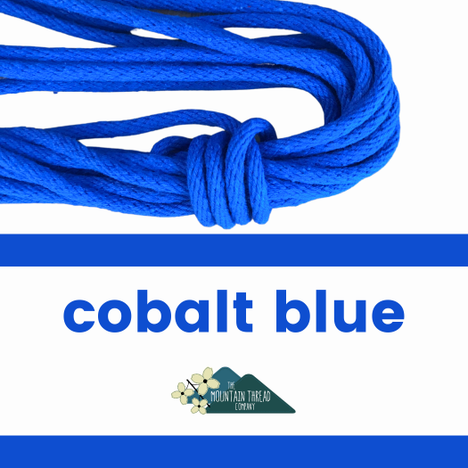 Colorful Rope- Cobalt 20 yard length