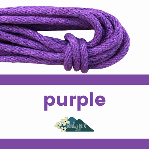 Colorful Rope- Purple 20 yard length