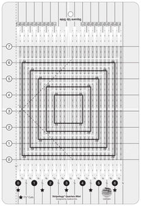 Creative Grids Stripology Quarters Mini Ruler