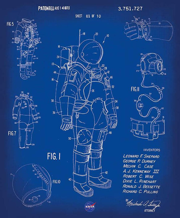 Outer Space Spacesuit Panel