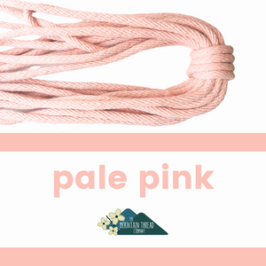 Colorful Rope- Pale Pink 10 yard length