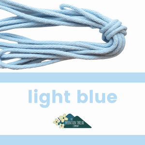 Colorful Rope- Light Blue 10 yard length