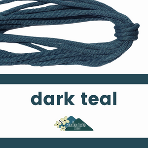 Colorful Rope- Dark Teal 10 yard length