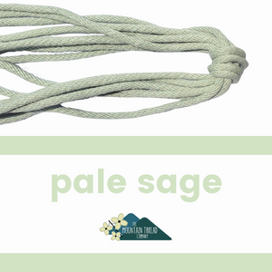 Colorful Rope- Pale Sage 10 yard length
