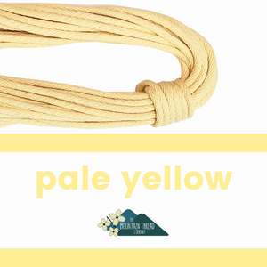 Colorful Rope- Pale Yellow 10 yard length