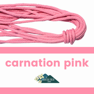 Colorful Rope- Carnation Pink 10 yard length