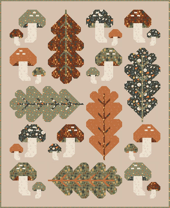 Forest Fungi Quilt Kit