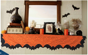 Batty Mantle Scarf Orange