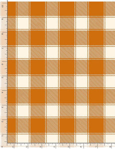 Fall Buffalo Check Orange