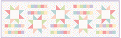 Hopscotch Table Runner Kit: April