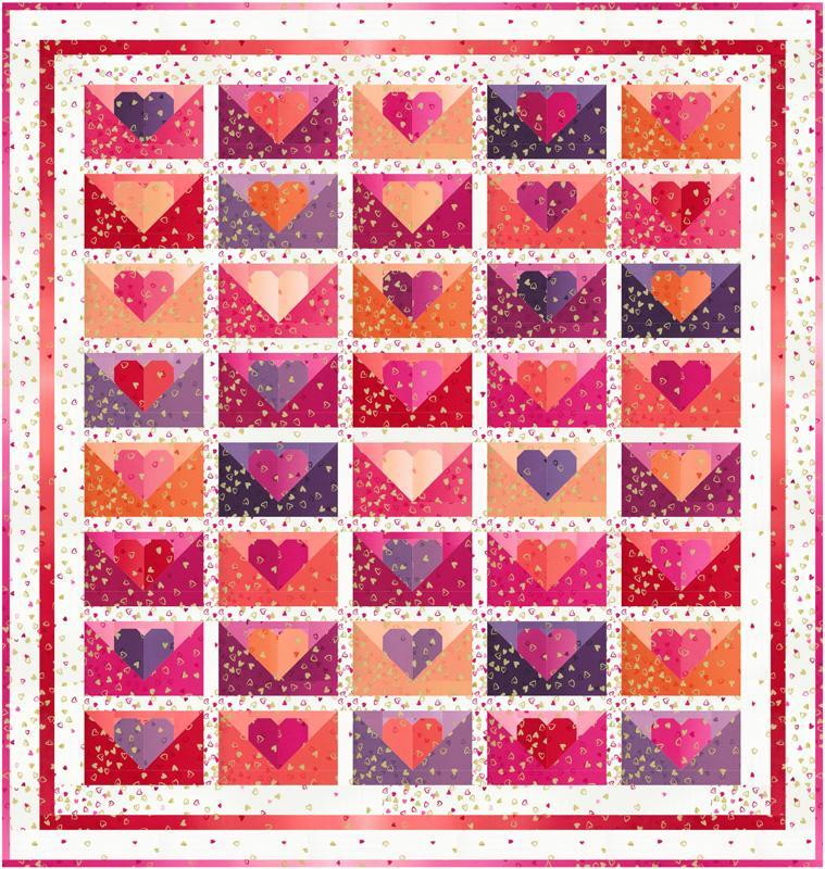 I Heart Ombre Metallic Kit – Material Girls Quilt Boutique