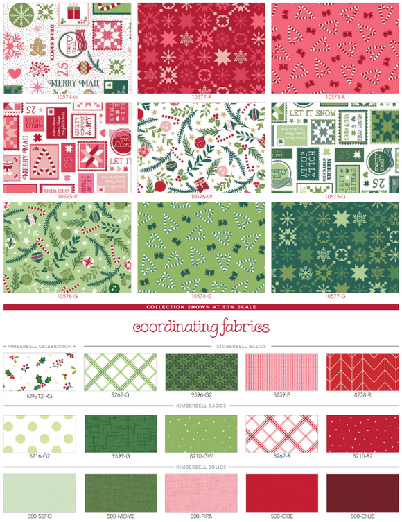 Quilty Little Christmas Fat Quarter Bundle 23 pieces