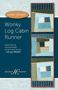 Wonky Log Cabin Runner - Serger Pattern